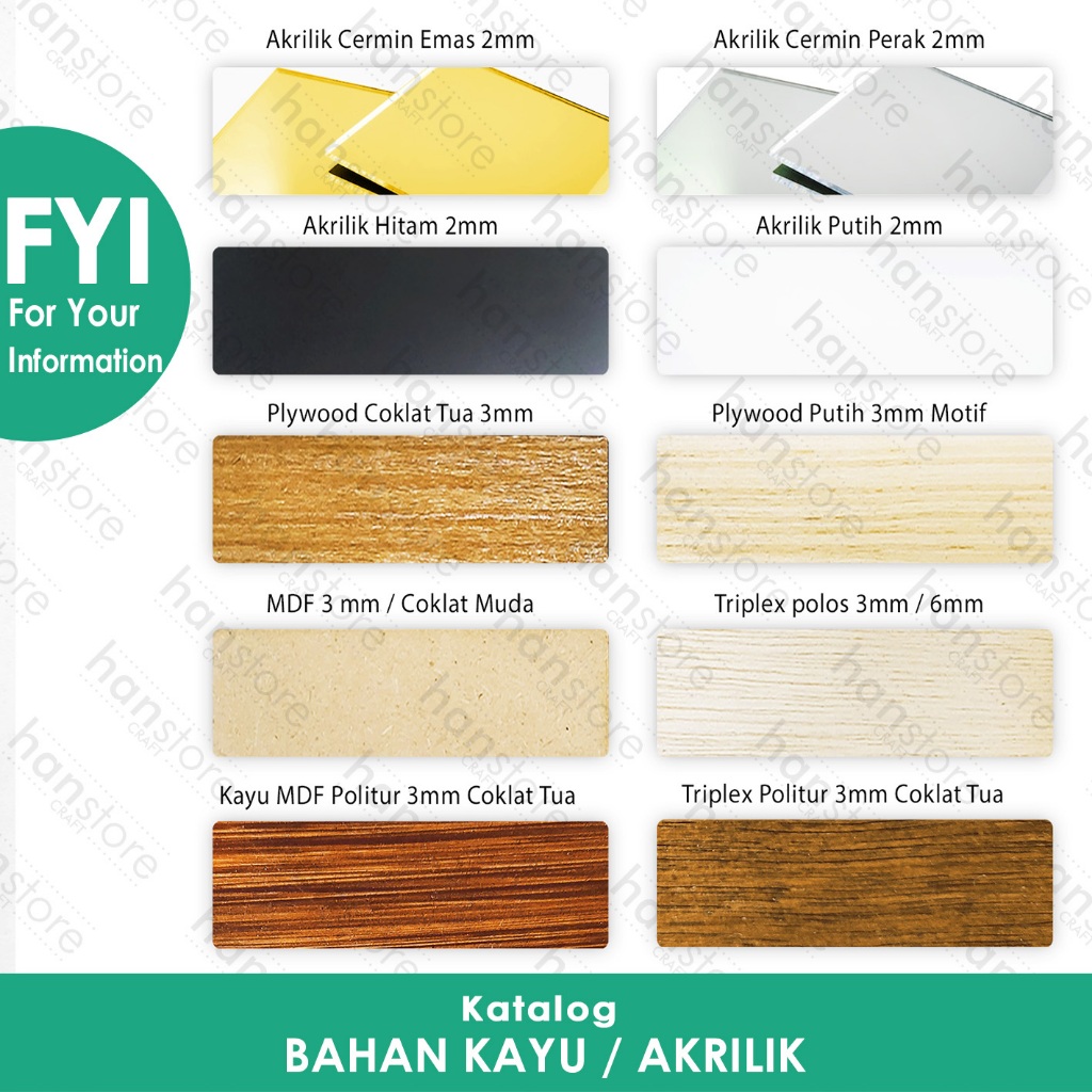 Jual RS 17 x 12 cm Gunungan POLOS MDF / Triplex / Politur / Plywood ...