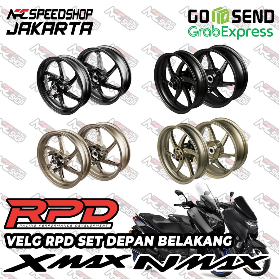 Jual Velg RPD Racing Skyblade Alloy Wheel Brown Black Warna Hitam ...