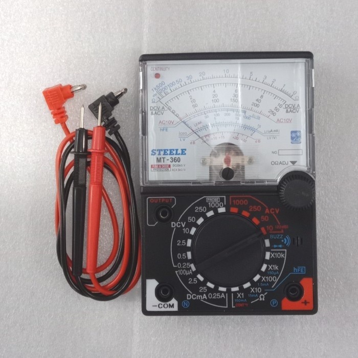 Jual STEELE Multitester Analog MT-360 Multi Tester Fuse Dan Diode ...