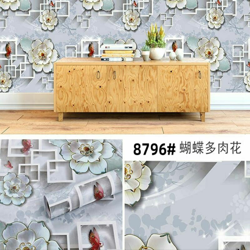Jual wallsticker dinding ukuran 45cm x 9m | Shopee Indonesia