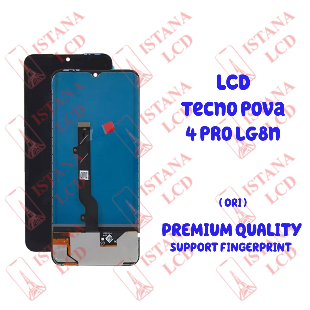 Jual Grosir LCD Tecno Pova 4 Pro LG8N Fullset Touchscreen FINGERPRINT ...