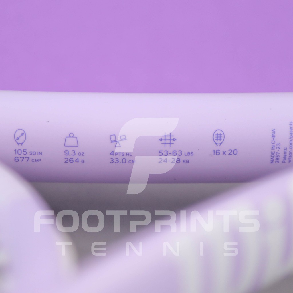 Jual Raket Tenis Wilson Soleste 105 Purple Lilac Tennis Racket Original ...