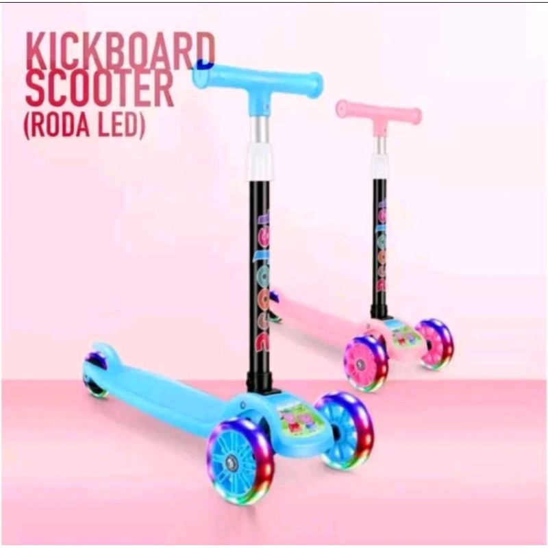 Jual Mainan Scooter Anak LED Skuter Anak Roda 3 | Shopee Indonesia
