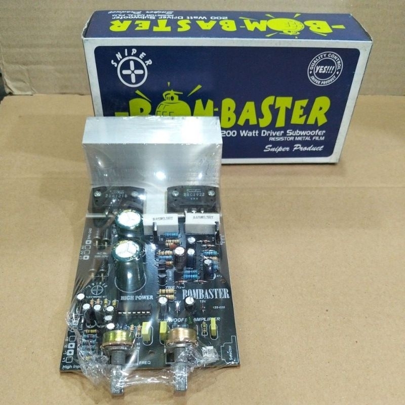 Jual KIT SUBWOOFER MERK BOMBASTER 200 WATT ( TEG CT 18 V - 32V ...