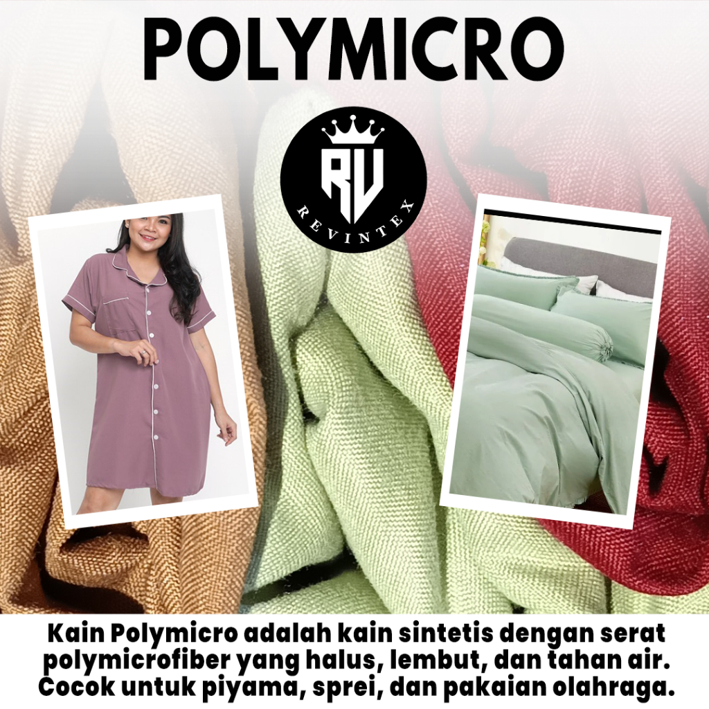 Jual Kain Polymicro IMPORT PREMIUM Grade A - REVINTEX BANDUNG | Shopee ...