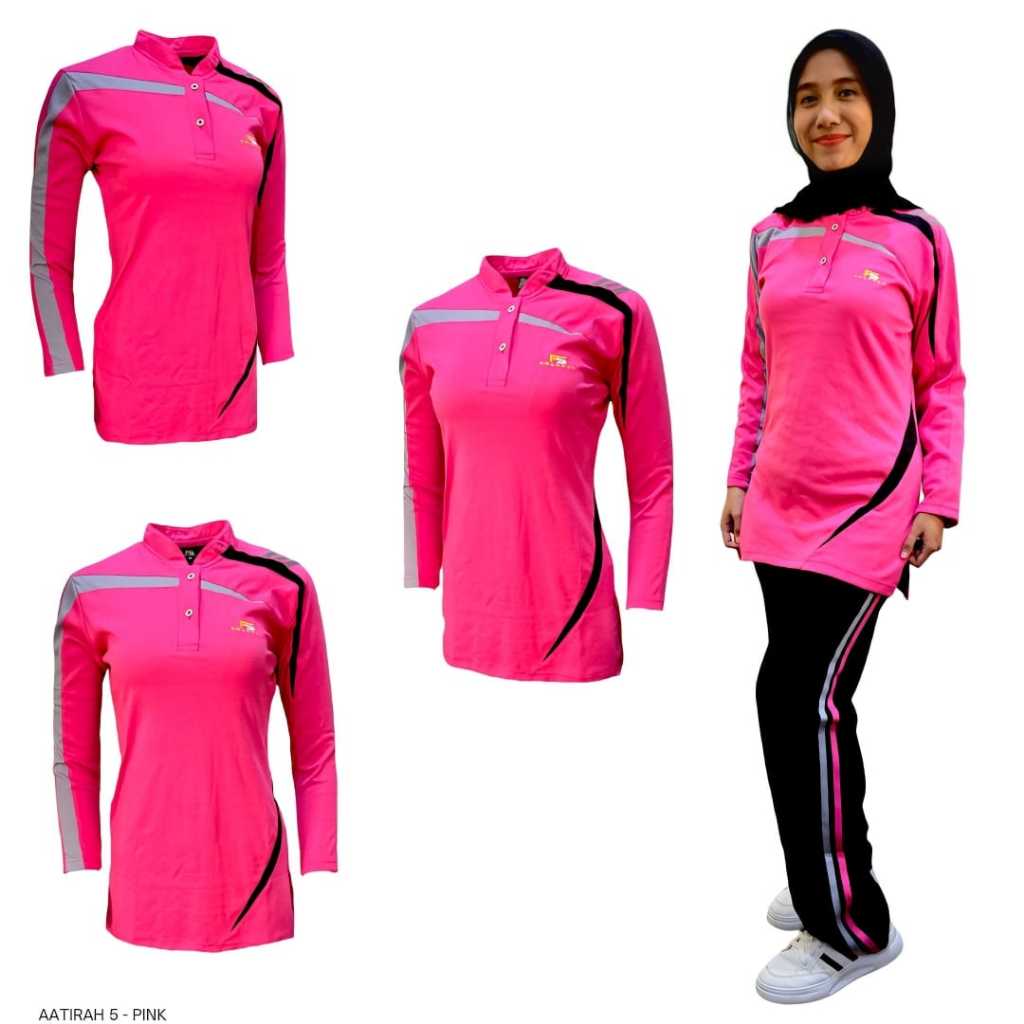 Jual Frasser Kaos Katun Wanita Olahraga Seragam Gerak Jalan Senam ...