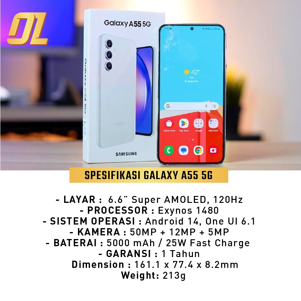 Jual Samsung Galaxy A55 5G 8/256 12/256 GB 8GB 12GB 256GB HP Smartphone