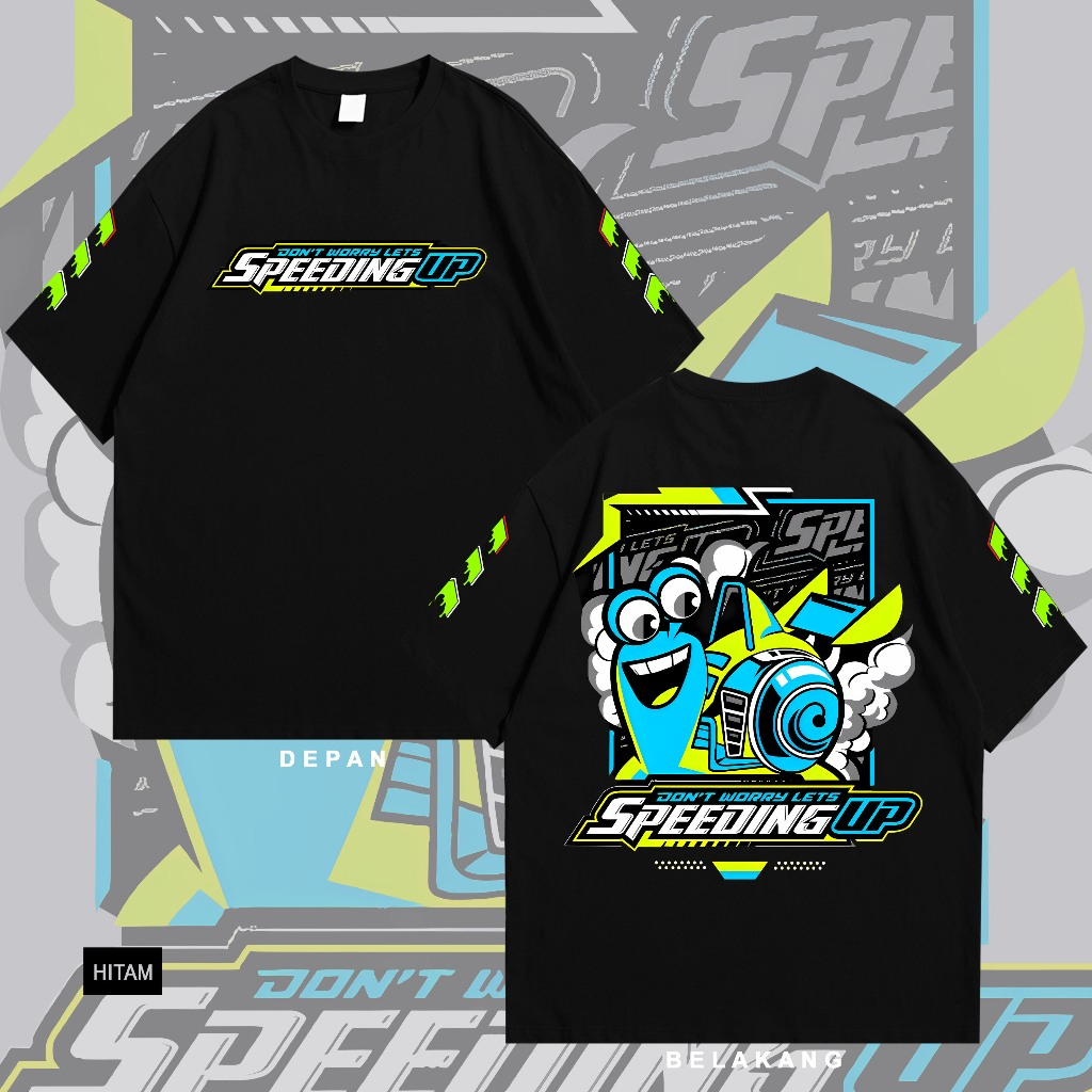 Jual KAOS DISTRO KEOANG SPEEDING UP , KAOS RACING, KAOS RACE , KAOS ...