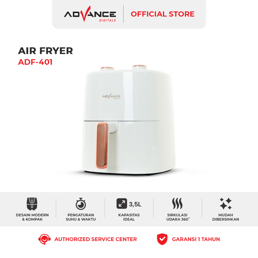 Jual ADVANCE AIR FRYER MANUAL ADF401 ADF 401 ELEKTRIC AIR FRYER ...
