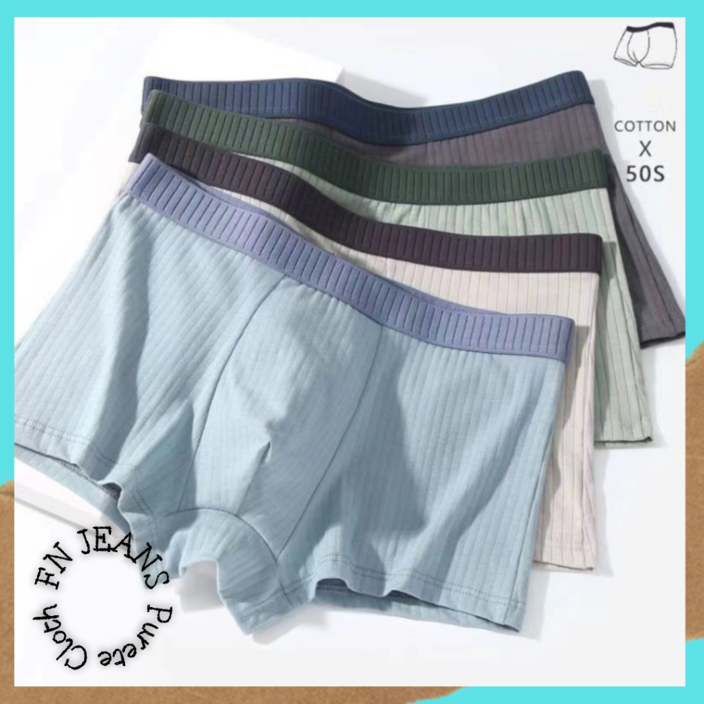 Jual Dalaman Pria Celana Kolor Boxer Katun Asli Cotton Premium PDP 08 ...