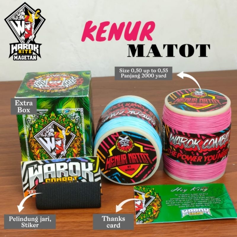 Jual Kenur Matot / Pengulur Layangan Warok Panjang 2000Yard Klos Gading ...