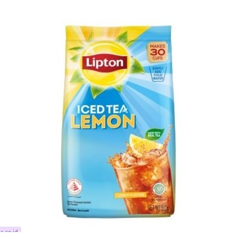 Jual Lipton Ice Ice Tea Lemon Flavor Teh Bubuk 510 Gram | Shopee Indonesia