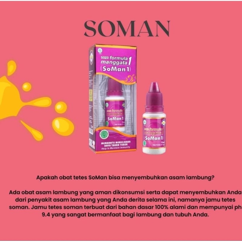 Jual SOMAN sozo formula manggata 1 Original | Shopee Indonesia