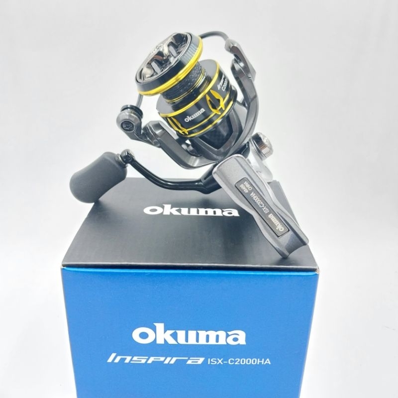 harga reel okuma inspira Jual Reel Pancing Okuma Inspira ISX - C2000 2500 3000 4000 C5000 - Screw in  Power Handle
