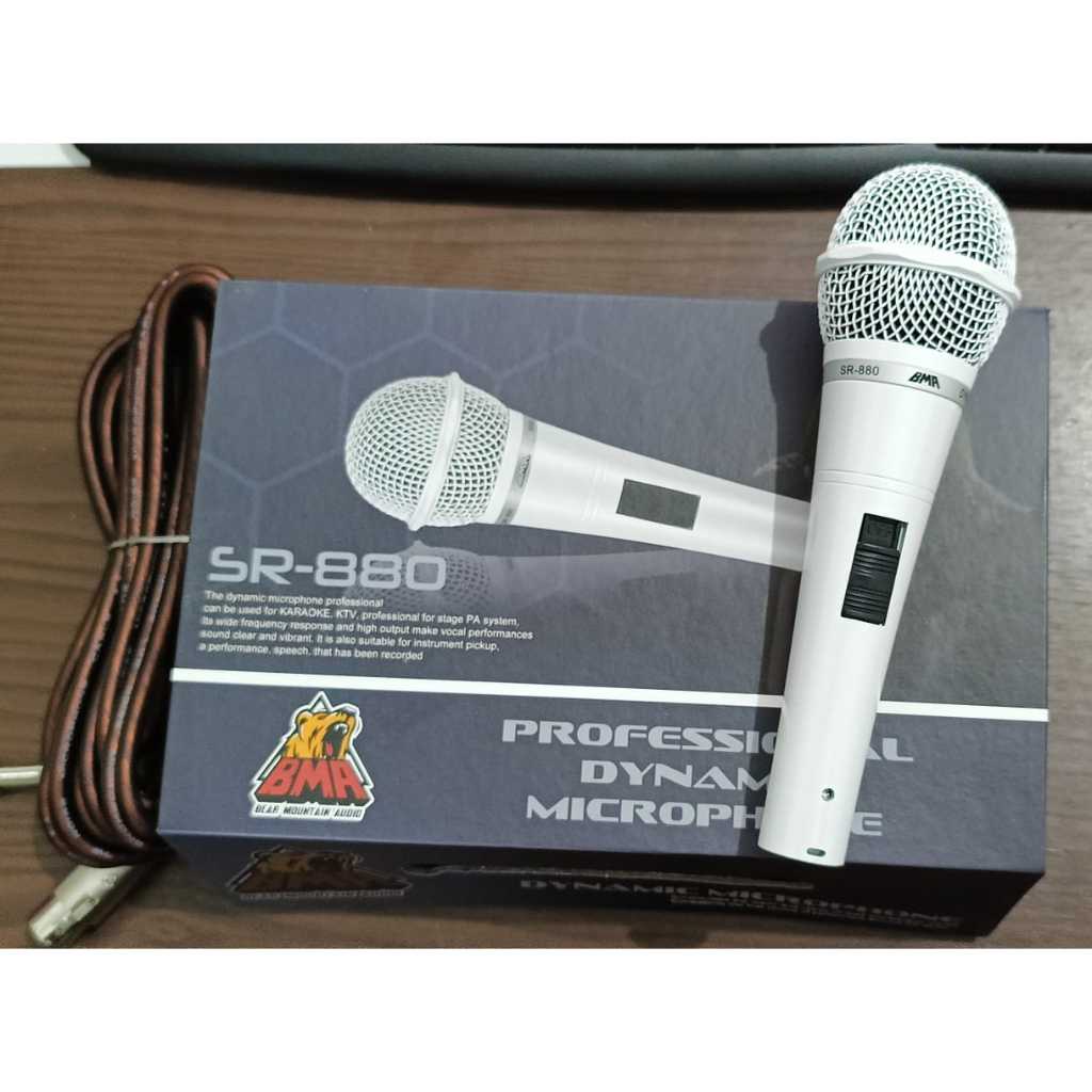 Jual MIC MICROPHONE BMA SR880 PROFESIONAL DYNAMIC MIK SR-880 SR 880 ...