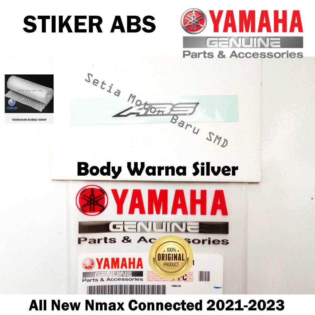Jual Stiker ABS All New Nmax N Max Connected Body Silver Asli Original ...