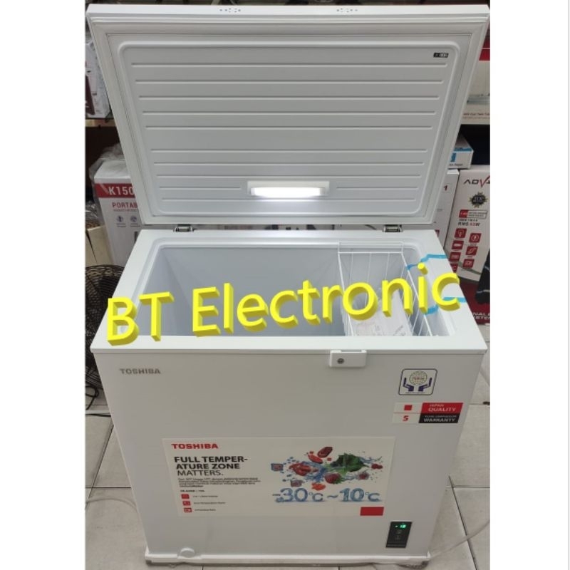 Freezer toshiba 150 liter sales