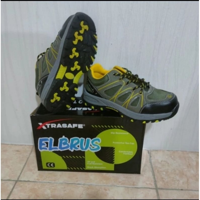 Jual SEPATU SAFETY MURAH BERKUALITAS MODEL RUNNING ELBRUS, UJUNG BESI