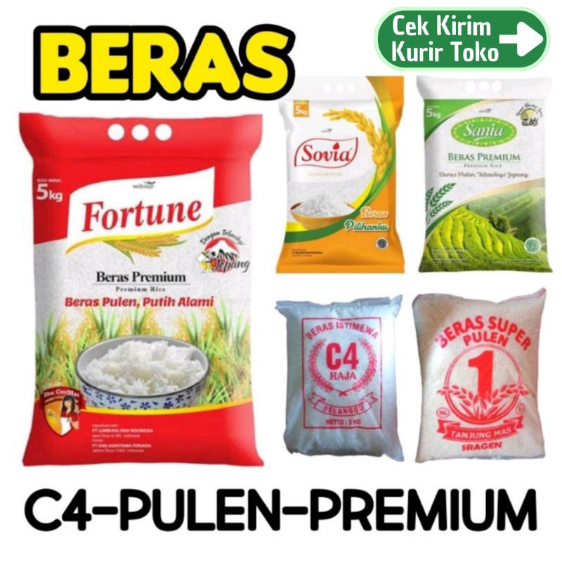 Jual BERAS PUTIH PER PACK - Beras Kemasan Berkualitas - TemuPawon ...