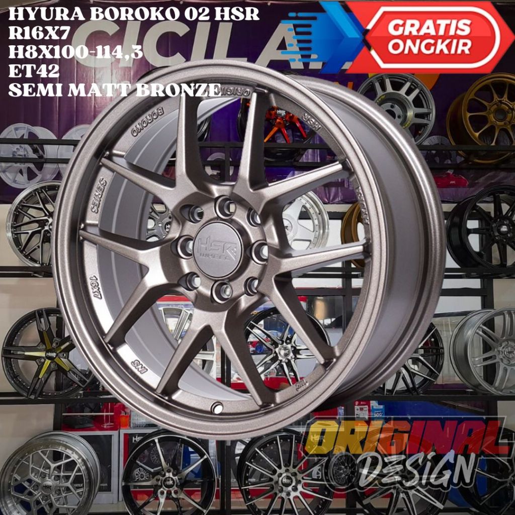 Jual Velg Mobil GALANT , SPLASH , ETIOS , SIRION , HSR HYURA RING 16 ...