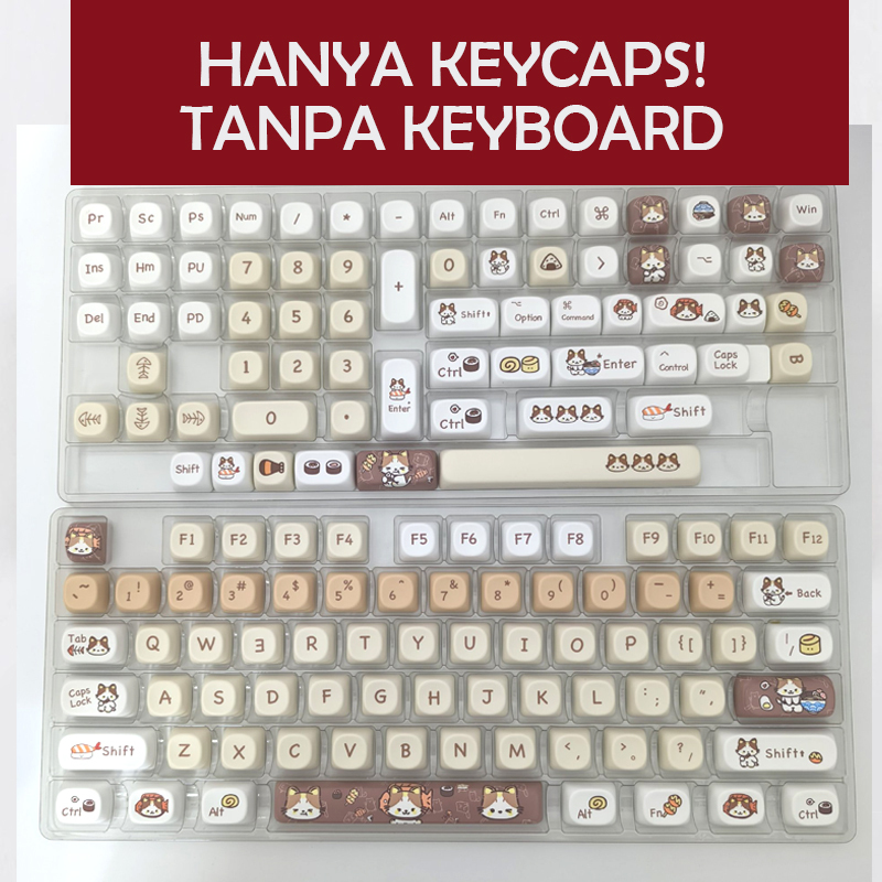 Jual Kitten Keycaps Mechanical Keyboard, Keycaps Tuts Keyboard Mekanik ...