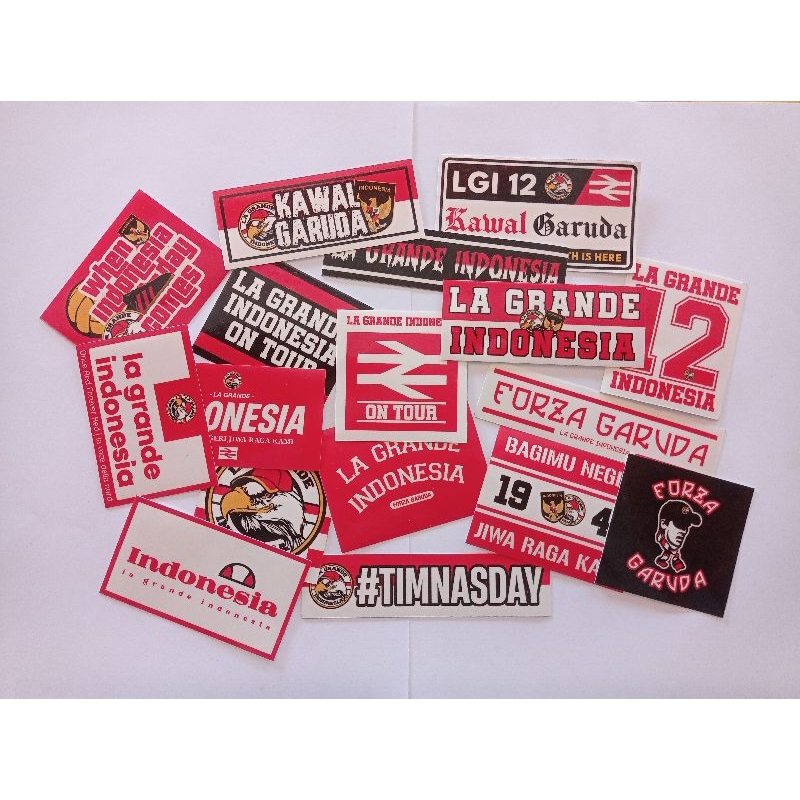 Jual Sticker Pack La Grande Indonesia | LGI12 | TIMNAS INDONESIA FANS ...