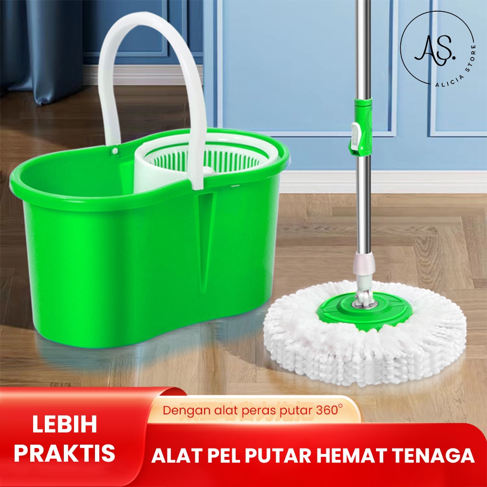 Jual AS Alat Pel Lantai Spin Mop 360 Rotated Shopee Indonesia