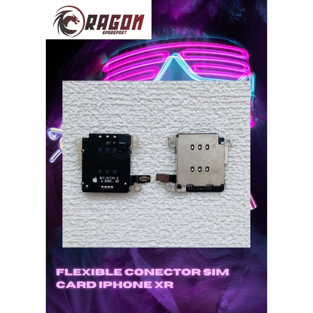Jual Flexible Conector Sim Card iPhone XR Original Bergaransi | Shopee ...