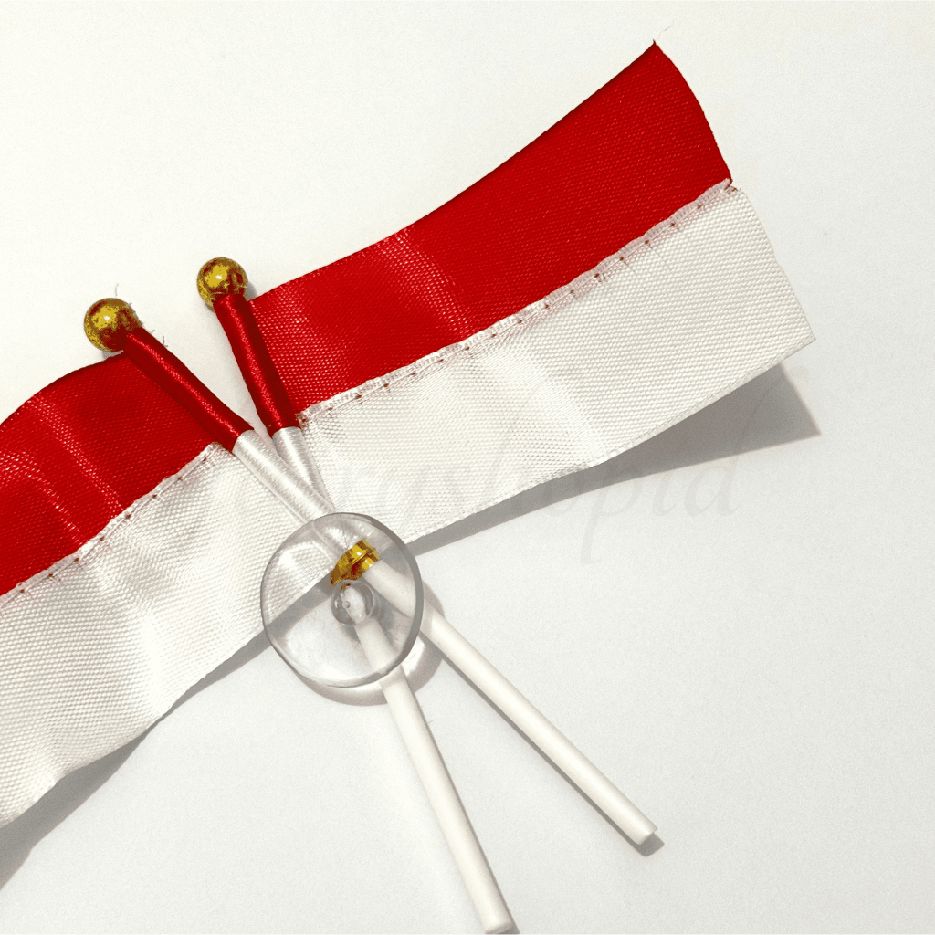 Jual Topper Kue 2 pcs Bendera Merah Putih Mini 17 Agustus Hari ...