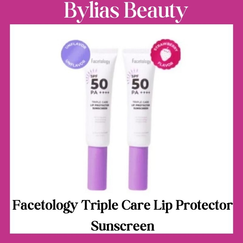 Jual Facetology Triple Care Lip Protector Sunscreen Spf 50 PA ...