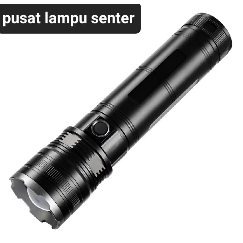 Jual Senter LED Laser P702-2 ZOOM In Out 2000M charger super terang ...