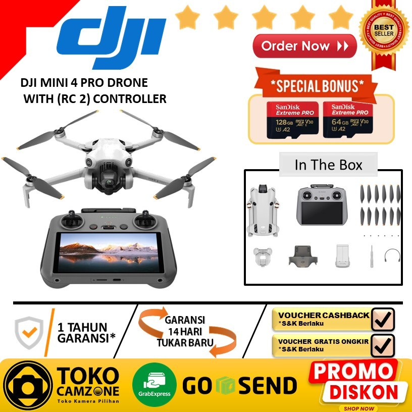 Jual DJI Mini 4 Pro Drone with (RC 2) Controller - DJI Mini 4 Pro fly ...
