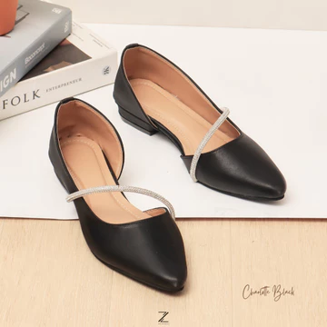ZEMORA Charlotte Flatshoes Slip On Wanita Hak 2 Cm