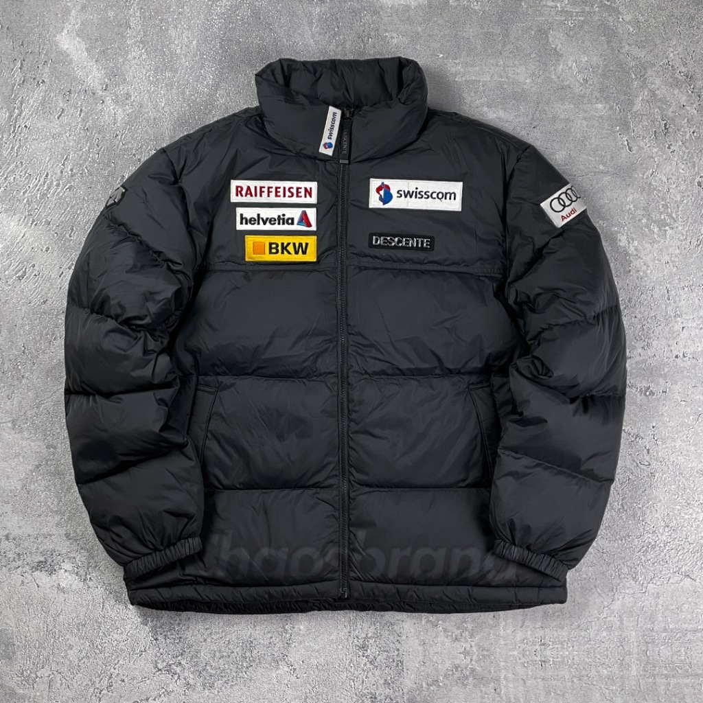 DESCENTE だるく ブラック ダウンジャケット L D04117F