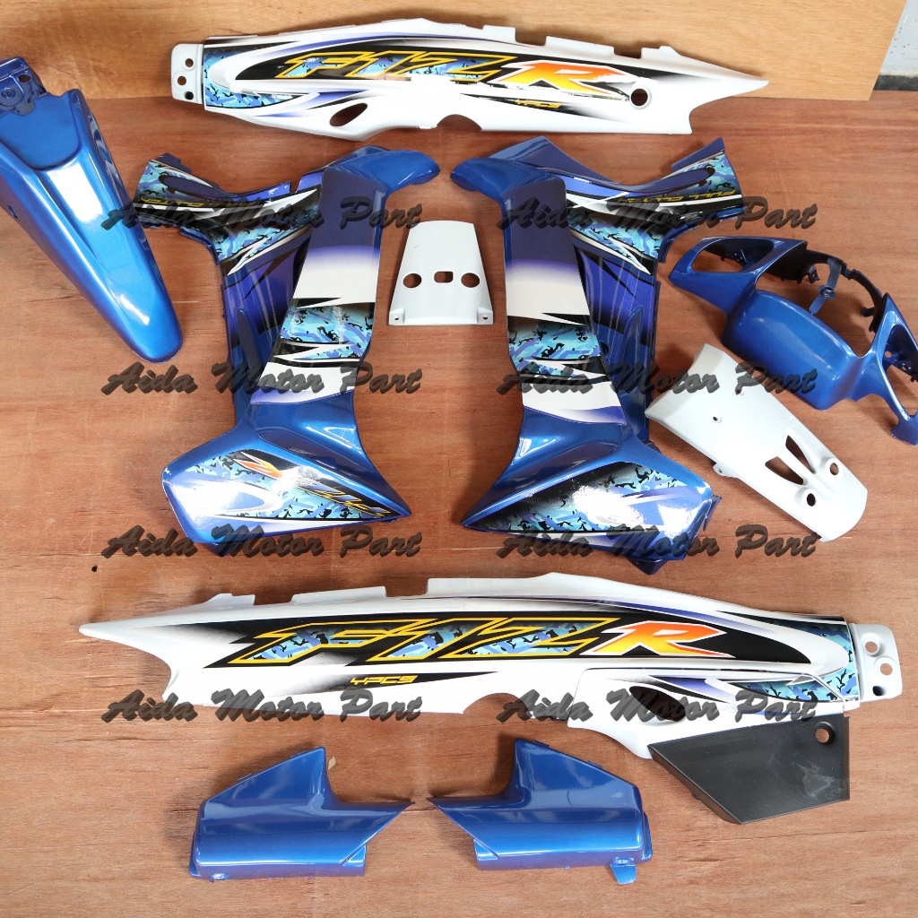 Jual Cover Body Fizr Full Set Biru Putih 2005 Full Set Halus Kasar ...