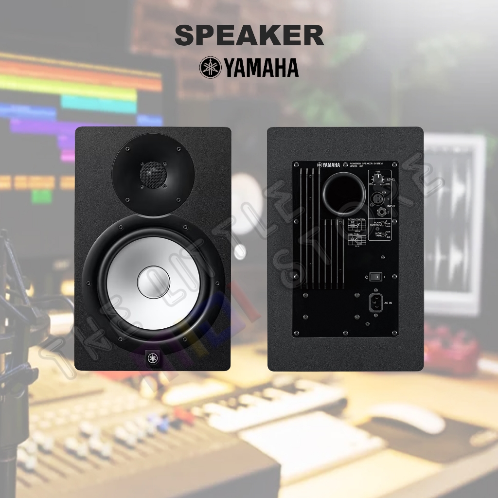 Yamaha HS8-Black Speaker Monitor HS8 Speaker Studio DJ Original Set Unit