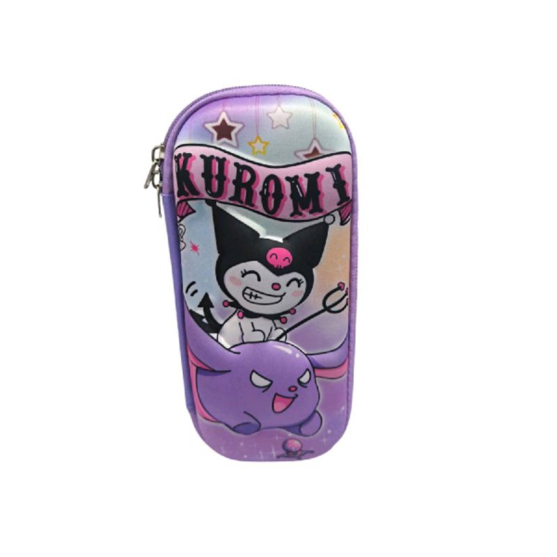 Tempat Pensil Anti Air Anak Sekolah TK/SD Kuromi Melody Cinnamoroll Kitty  3D Kotak Pensil Bahan EVA Stationery