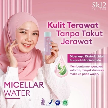 Sr12 Micellar Water Pembersih Wajah Terbaik Melembabkan Dan Mencerahkan Wajah Secara Alami