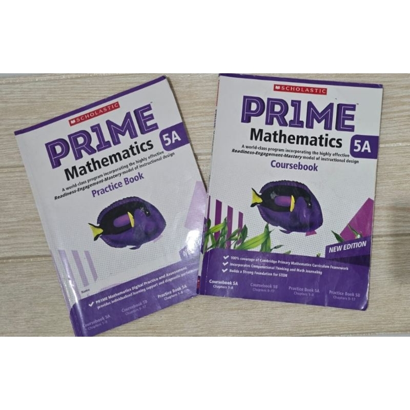 Jual (set) PRIME MATHEMATICS 5A | Scholastic | Course Book | Practice ...