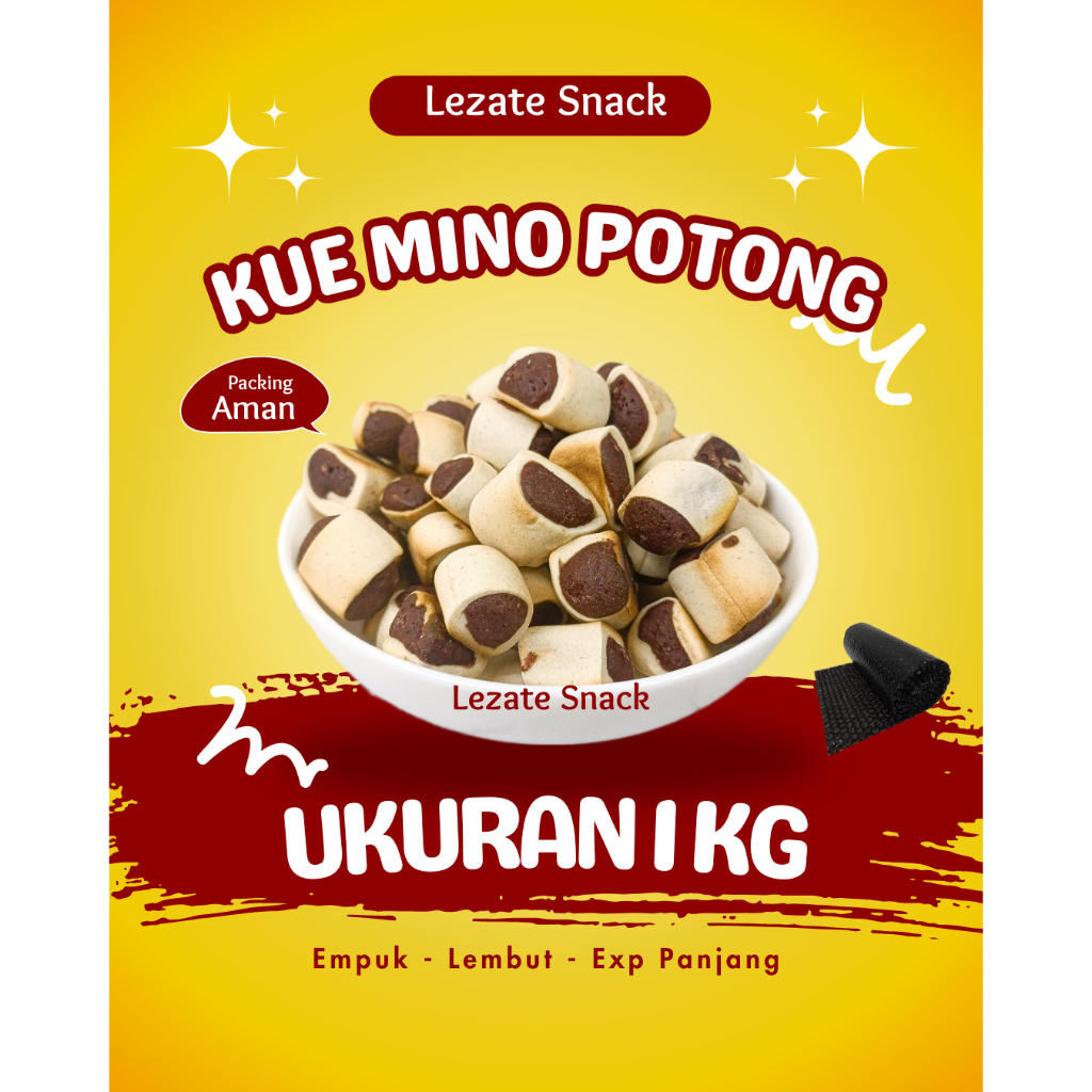 Jual Kue Nopia Potong Kiloan 1KG Empuk Murah Rasa Gula Jawa Kue Mino ...