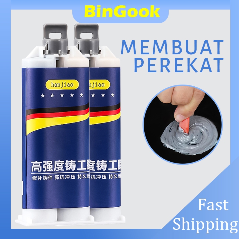 Jual Lem AB Besi Super Kuat Tahan Panas Kafuter Lem Perekat Super 100g ...