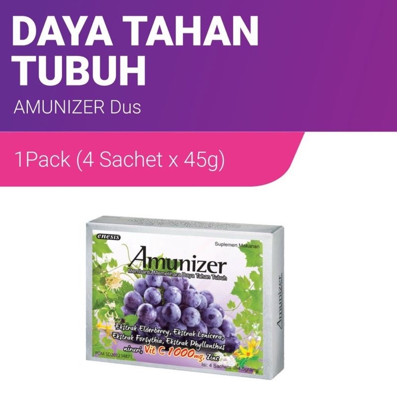 Jual Amunizer Sachet 4.5G ed 01/25 isi 12pcs | Shopee Indonesia