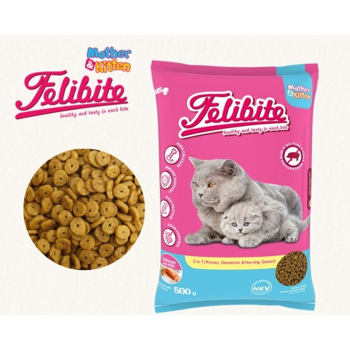 Jual Felibite Mother & Kitten 500gr - Makanan Kucing Anakan | Shopee ...