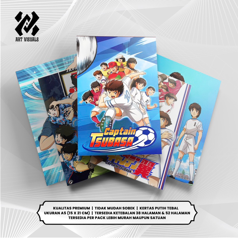 Jual Buku Tulis Custom Tema ANIME CAPTAIN TSUBASATerlengkap Termurah ...