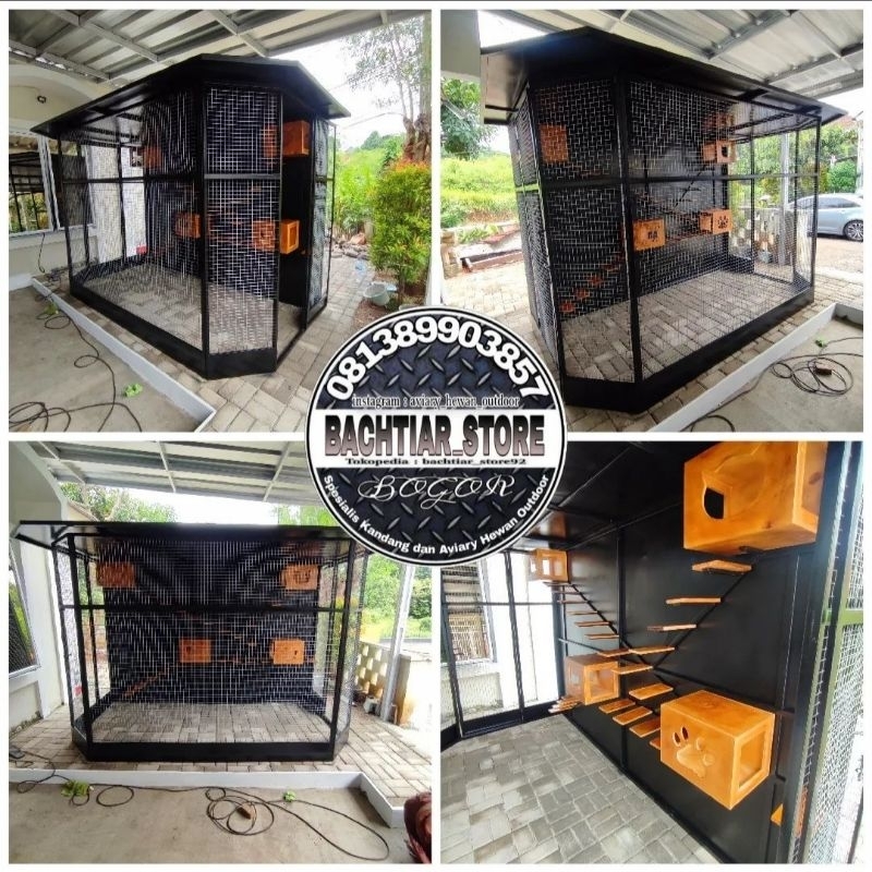 Jual KANDANG AVIARY KUCING OUTDOOR MINIMALIS | Shopee Indonesia