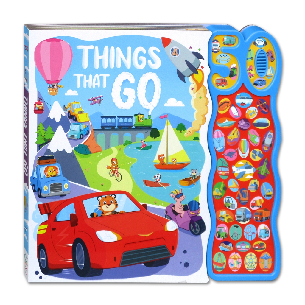Jual Things That Go Sounds Board Book With 50 Sounds! [Igloo Books ...