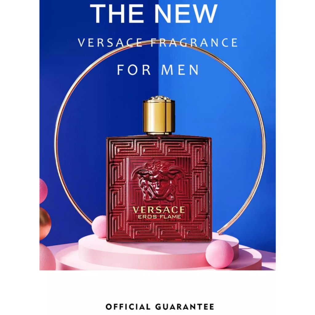 Jual [ 100% Original] Parfum Pria Versace Eros Flame Man Men EDP/EROS