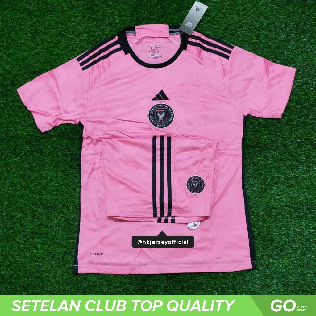Jual SETELAN JERSEY INTER MIAMI HOME AWAY NEW 2024/2025 GRADE ORI TOP ...