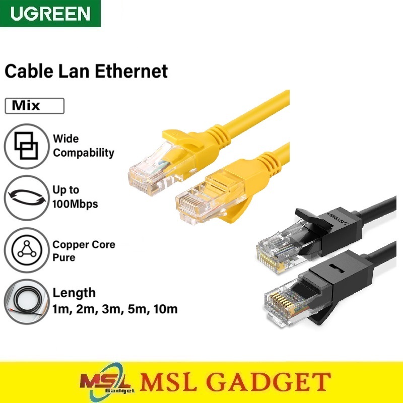 Jual Ugreen Kabel Lan Ethernet Rj Utp Cat E Cat Gigabit Kabel Internet Shopee Indonesia