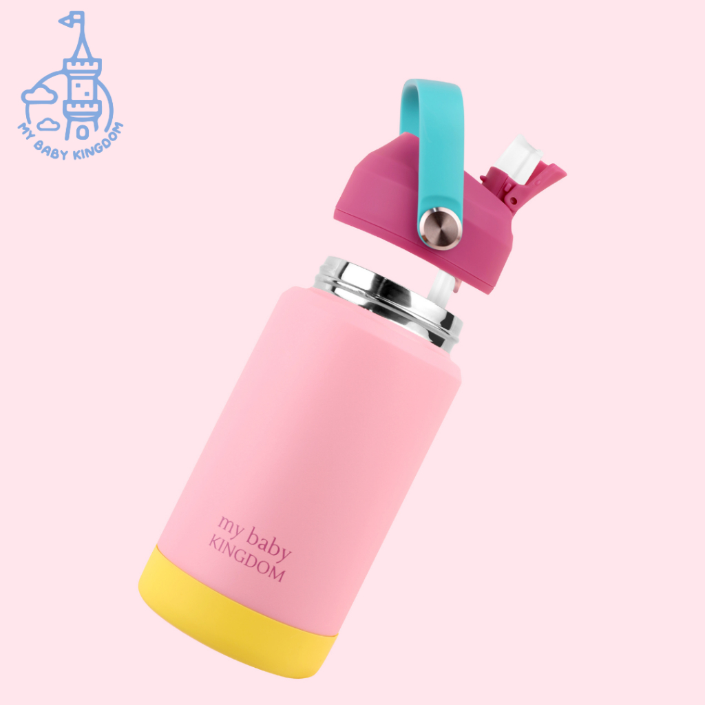 Jual My Baby Kingdom Stainless Steel 304 Bottle Straw Sip & Flow/ Botol  Minum Anak / Thermos Anak | Shopee Indonesia